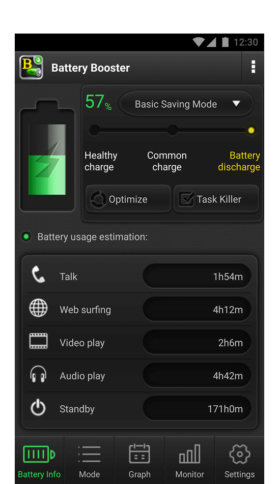 Battery Usage Track