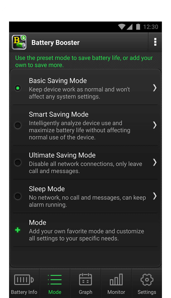 Battery Saving Mode